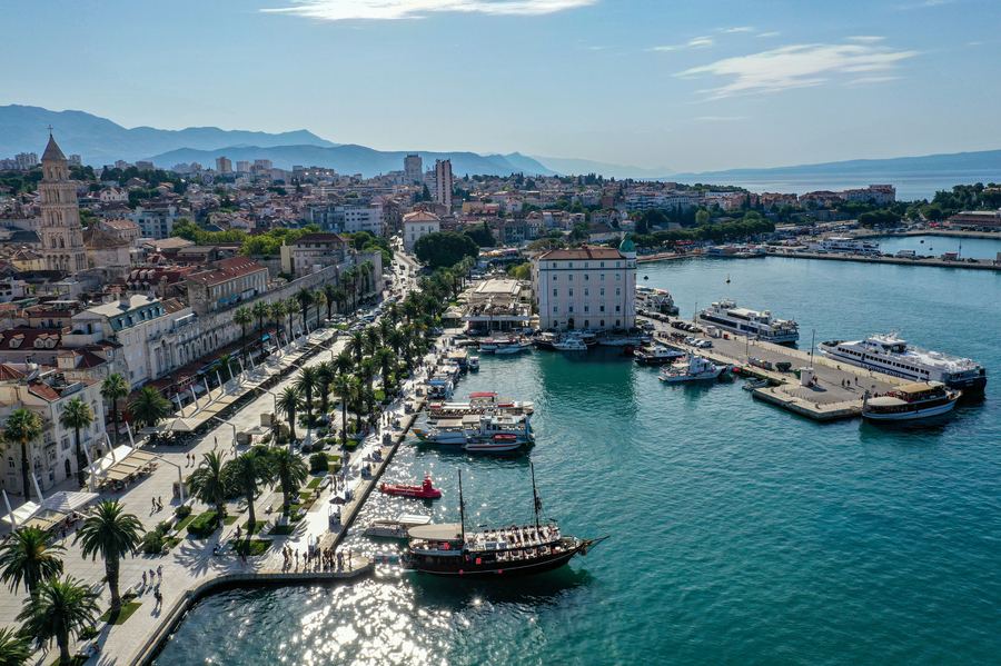 Split - Riva y puerto