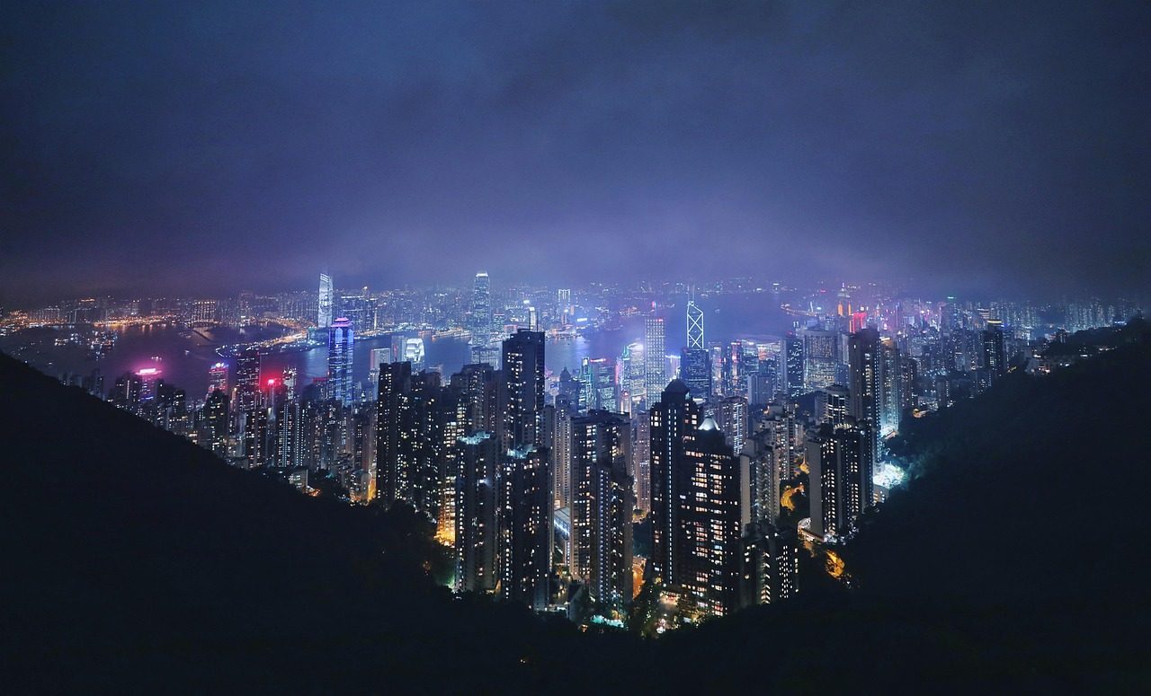 Hong Kong de noche