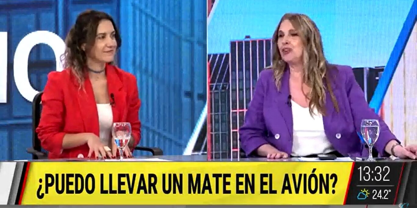 ¿Se puede tomar mate arriba del avión?