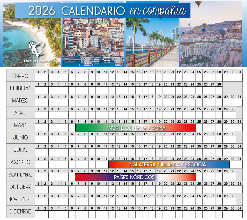 Calendario VEC 2026